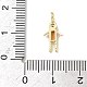 Латунные микро проложить кубического циркония подвески ZIRC-I356-17G-A05-3