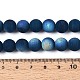 Нити из матовых непрозрачных стеклянных бусин GLAA-T032-P10mm-MBB14-4