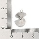 Латунные микропаве прозрачные подвески с фианитом KK-M274-03P-3