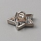 Ручки из горного хрусталя из сплава с 1 отверстием BUTT-WH0020-33P-2