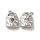 Латунные микро проложить кубического циркония подвески KK-H461-06P-01-1