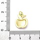Латунные микро проложить кубического циркония подвески KK-U066-12G-3