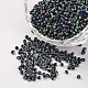 12/0 непрозрачные цвета просачиваться стеклянные бусины SEED-M008-C19-1