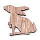 Платановые кабошоны из дерева WOOD-S040-79-2