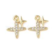 Латунные микро проложить кубического циркония подвески KK-F872-13G