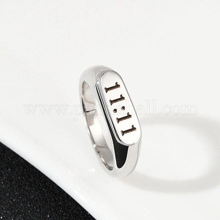 Кольца для пальцев из нержавеющей стали 304 RJEW-P152-01P-1