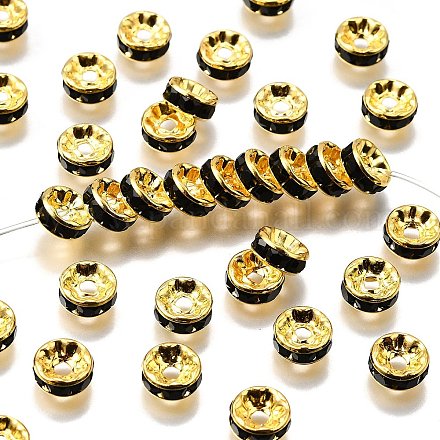 Латунные бусины разделители для поставки стразов RB-A014-Z8mm-02G-1