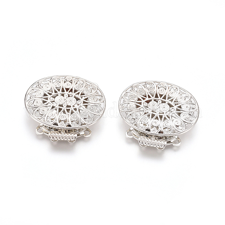 Застежки латунные коробки KK-L053-05P-1