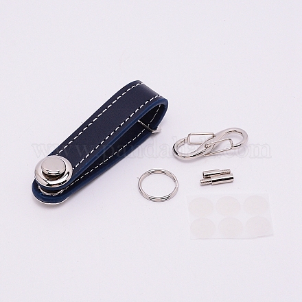 Брелок из искусственной кожи KEYC-WH0018-30B-1
