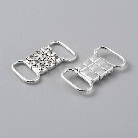 Латунь горный хрусталь пряжки FIND-WH0111-390A-1
