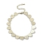Brass Charm Bracelets for Women, Heart, 7-5/8 inch(19.5cm)