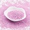 TOHO Japanese Seed Beads, Round, 11/0, (2105) Silver Lined Pink Opal, 2x1.5mm, Hole: 0.5mm, about 42000pcs/pound