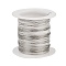 304 Stainless Steel Wire, Round, Stainless Steel Color, 0.3mm, 28 Gauge