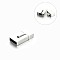 Tarnish Resistant Rectangle 304 Stainless Steel Bayonet Clasps, Stainless Steel Color, 23x12x5mm, Hole: 10x3mm
