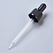 Glass Teardrop Set Transfer Graduated Pipettes, Black, 105x22mm, Capacity: 50ml(1.69fl. oz)