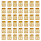 100 Pcs Real 14K Gold Plated Cube Beads 3mm, Brass Draw Line Beads Metal Square Bead Big Hole Beads Loose Spacer Beads for Crafts Jewelry Making
