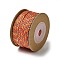 12M 3-Ply Polyester Cotton Cord, Tomato, 2.5mm, about 13.12 Yards(12m)/Roll