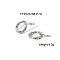 Stainless Steel Clip-on Earrings, Silver, 10.5x3mm
