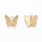 Brass Charms, Long-Lasting Plated, Butterfly, Golden, 11x13x3.5mm, Hole: 1.6mm