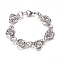 Tarnish Resistant 304 Stainless Steel Chain Bracelets, with Lobster Claw Clasps, Stainless Steel Color, 8-1/8 inch(20.5cm)