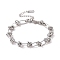 Non-Tarnish 304 Stainless Steel Knot Link Chain Bracelet for Men Women, Stainless Steel Color, 7 inch(17.8cm)