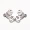 Tarnish Resistant 201 Stainless Steel Links connectors, Butterfly, Stainless Steel Color, 31x17x1mm, Hole: 1.5mm