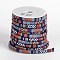 Ethnic Cord Polyester Cords, Colorful, 7x5mm, 10yards/roll