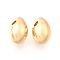 Brass Charms, Cadmium Free & Nickel Free & Lead Free, Oval, Real 18K Gold Plated, 7x5mm, Hole: 1.2mm