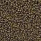 12/0 Grade A Round Glass Seed Beads, Metallic Colours, Matte Style, Golden Plated, 12/0, 2x1.5mm, Hole: 0.8mm, about 30000pcs/bag