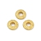 Alloy Linking Rings, Cadmium Free & Lead Free, Textured Ring Shape, Rack Plating, Matte Gold Color, 6x1.8mm, Inner Diameter: 2.3mm