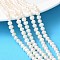 Natural Cultured Freshwater Pearl Beads Strands, Grade 3A, Potato, Old Lace, 5~6mm, Hole: 0.8mm, about 57~58pcs/strand, 13.50~13.70 inch(34.3~34.8cm)
