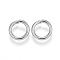 Tarnish Resistant 304 Stainless Steel Open Jump Rings, Stainless Steel Color, 13 Gauge, 10x1.8mm, Inner Diameter: 6.4mm