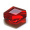 K9 Glass, Imitation Austrian Crystal Beads, Grade AAA, Faceted, Bicone, Dark Red, 14x12x6mm, Hole: 0.9~1mm