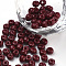 Baking Paint Glass Seed Beads, Round, Brown, 4~4.5x3mm, Hole: 1~1.2mm, about 4500pcs/bag, about 450g/bag