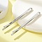 304 Stainless Steel Hair Bobby Pins, Hair Accessories for Women Girls, Stainless Steel Color, 60.5x2x2mm