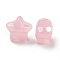 Imitation Jelly Style Acrylic Beads, Star, Old Rose, 17x17.5x11.5mm, Hole: 3mm, about 290pcs/500g