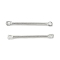 Iron Stick Connector Charms, Bar Links, Platinum, 20x2x1mm, Hole: 1mm, about 5882pcs/1000g