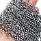 Transparent Electroplate Glass Beads Strands, Full Plated, Faceted, Bicone, Platinum Plated, 3.5~3.8x3mm, Hole: 0.8mm, about 107~110pcs/strand, 32.5~34cm
