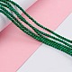 Синтетических нитей бирюзовые бусы TURQ-Z002-03-2