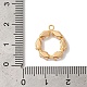 Латунные микропаве прозрачные подвески с фианитом KK-M294-04G-3