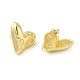 Серьги-гвоздики из латуни с реечным покрытием EJEW-D073-08G-2