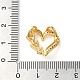 Латунные микро проложить кубического циркония подвески KK-M099-09G-3