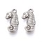 304 Stainless Steel Pendants, Sea Horse Charm, Anti-Tarnish, Stainless Steel Color, 20.5x10.5x3mm, Hole: 1.6mm