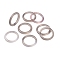 Dyed & Heated Natural Agate Finger Rings for Women, Dark Gray, 2.5~3mm, Inner Diameter: 17~18mm