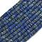 Frosted Natural Lapis Lazuli Beads Strands, Rondelle, 6x2mm, Hole: 0.7mm, about 182pcs/strand, 15.16''(38.5cm)