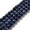 Natural Sodalite Beads Strands, Faceted(128 Facets), Round, 8.5mm, Hole: 1mm, about 45pcs/strand, 14.96 inch(38cm)