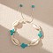 Bohemian Starfish & Shell Braided Beaded Bracelets, Summer Beach Bacation Bracelets for Women