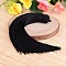 Beautiful Design Nylon Tassel Pendant Decorations, Black, 160x18mm, Hole: 4mm