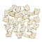 25Pcs Unfinished Wood Cutouts, for DIY Craft Home Decoration Supplies, Cat Shape, 18~39.5x22~39.5x2~2.5mm