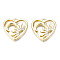 Alloy Pendants, with Crystal Rhinestone, Cadmium Free & Nickel Free & Lead Free, Heart, Light Gold, 21x21x2.5mm, Hole: 1.6mm